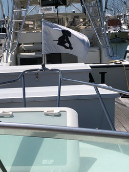Custom Boat Flag Dog