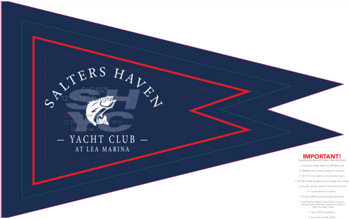 Salters Haven Community Flag - Double Sided