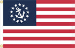 USA Yacht Ensign Nylon Flags